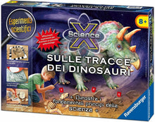 Carica l'immagine nel visualizzatore di Gallery, SULLE TRACCE DEI DINOSAURI Scienze X RAVENSBURGER 18983