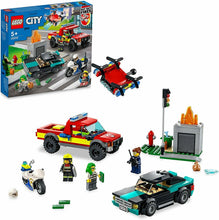 Carica l'immagine nel visualizzatore di Gallery, LEGO City Soccorso antincendio e inseguimento della polizia 60319