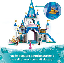 Carica l'immagine nel visualizzatore di Gallery, LEGO DISNEY Il Castello di Cenerentola e del Principe Azzurro 43206