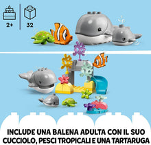 Carica l'immagine nel visualizzatore di Gallery, LEGO DUPLO Animali dell’oceano 10972