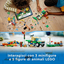 Carica l'immagine nel visualizzatore di Gallery, LEGO CITY Missioni di Salvataggio Animale 60353