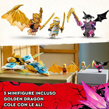 Carica l'immagine nel visualizzatore di Gallery, LEGO NINJAGO Il Jet Dragone d'oro di Zane 71770