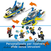 Carica l'immagine nel visualizzatore di Gallery, LEGO CITY Missioni Investigative della Polizia Marittima 60355