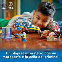 Carica l'immagine nel visualizzatore di Gallery, LEGO CITY Missioni Investigative della Polizia Marittima 60355