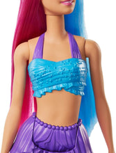 Carica l'immagine nel visualizzatore di Gallery, BARBIE Dreamtopia: Sirena con Capelli Rosa e Blu GJK08