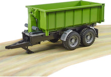 Carica l'immagine nel visualizzatore di Gallery, BRUDER Rimorchio per trattori con container ribaltabile 02035
