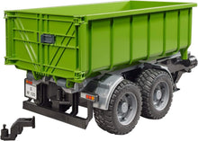 Carica l'immagine nel visualizzatore di Gallery, BRUDER Rimorchio per trattori con container ribaltabile 02035