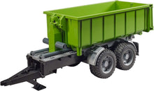 Carica l'immagine nel visualizzatore di Gallery, BRUDER Rimorchio per trattori con container ribaltabile 02035