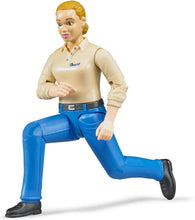 Carica l'immagine nel visualizzatore di Gallery, BRUDER Donna, pelle chiara, con blue jeans 60408