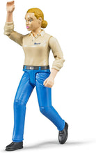 Carica l'immagine nel visualizzatore di Gallery, BRUDER Donna, pelle chiara, con blue jeans 60408