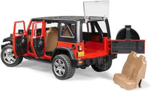 Carica l'immagine nel visualizzatore di Gallery, BRUDER JEEP Wrangler Unlimited Rubicon 02525