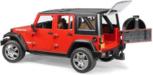 Carica l'immagine nel visualizzatore di Gallery, BRUDER JEEP Wrangler Unlimited Rubicon 02525