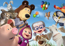 Carica l'immagine nel visualizzatore di Gallery, RAVENSBURGER PUZZLE GIANT 24pz Gli amici di Masha e Orso 03133