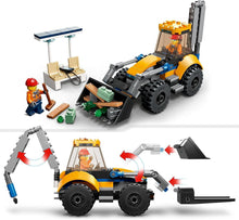 Carica l'immagine nel visualizzatore di Gallery, LEGO CITY Scavatrice per costruzioni 60385