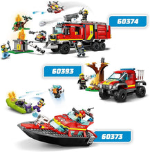 Carica l'immagine nel visualizzatore di Gallery, LEGO CITY Soccorso sul fuoristrada dei pompieri 60393