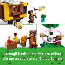 Carica l'immagine nel visualizzatore di Gallery, LEGO MINECRAFT Il cottage dell’ape 21241