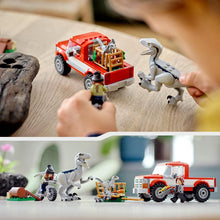 Carica l'immagine nel visualizzatore di Gallery, LEGO JURASSIC WORLD La cattura dei Velociraptor Blue e Beta 76946