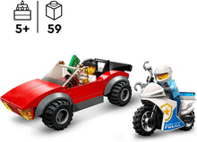 Carica l'immagine nel visualizzatore di Gallery, LEGO CITY Inseguimento sulla moto della polizia 60392