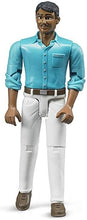 Carica l'immagine nel visualizzatore di Gallery, BRUDER Uomo, pelle media, con jeans bianchi 60003