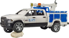 Carica l'immagine nel visualizzatore di Gallery, BRUDER RAM 2500 Power Wagon di servizio con gru 02509