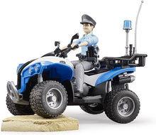 Carica l'immagine nel visualizzatore di Gallery, BRUDER Quad Polizia con Poliziotta e accessori 63010