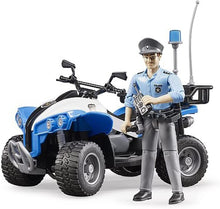 Carica l'immagine nel visualizzatore di Gallery, BRUDER Quad Polizia con Poliziotta e accessori 63010