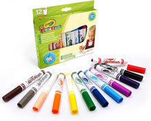 Carica l'immagine nel visualizzatore di Gallery, PENNARELLI MINI KIDS Punta Sferica 12 colori CRAYOLA 8325