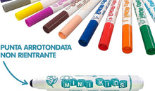 Carica l'immagine nel visualizzatore di Gallery, PENNARELLI MINI KIDS Punta Sferica 12 colori CRAYOLA 8325