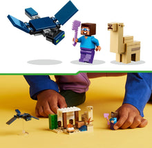 Carica l'immagine nel visualizzatore di Gallery, LEGO MINECRAFT Spedizione di Steve nel deserto 21251