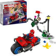 Carica l'immagine nel visualizzatore di Gallery, LEGO MARVEL Inseguimento sulla moto: Spider-Man vs. Doc Ock 76275