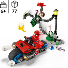 Carica l'immagine nel visualizzatore di Gallery, LEGO MARVEL Inseguimento sulla moto: Spider-Man vs. Doc Ock 76275