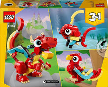 Carica l'immagine nel visualizzatore di Gallery, LEGO CREATOR Drago rosso 31145