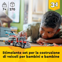 Carica l'immagine nel visualizzatore di Gallery, LEGO CREATOR Autocarro con elicottero 31146