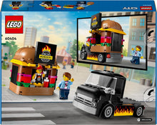 Carica l'immagine nel visualizzatore di Gallery, LEGO CITY Furgone degli hamburger 60404