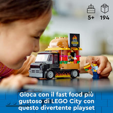 Carica l'immagine nel visualizzatore di Gallery, LEGO CITY Furgone degli hamburger 60404