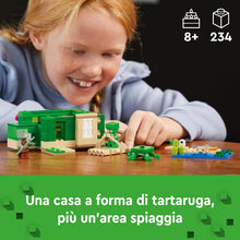 Carica l'immagine nel visualizzatore di Gallery, LEGO MINECRAFT Beach House della tartaruga 21254