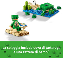 Carica l'immagine nel visualizzatore di Gallery, LEGO MINECRAFT Beach House della tartaruga 21254
