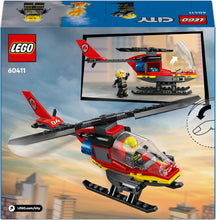 Carica l'immagine nel visualizzatore di Gallery, LEGO CITY Elicottero dei pompieri 60411