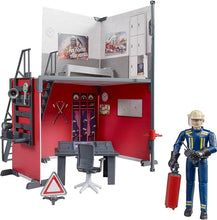 Carica l'immagine nel visualizzatore di Gallery, BRUDER Stazione pompieri 62702