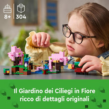 Carica l'immagine nel visualizzatore di Gallery, LEGO MINECRAFT Il giardino del ciliegio in fiore 21260