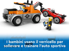 Carica l'immagine nel visualizzatore di Gallery, LEGO CITY Autogrù e officina auto sportive 60435