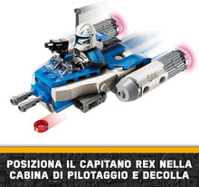 Carica l'immagine nel visualizzatore di Gallery, LEGO STAR WARS Microfighter Y-Wing di Captain Rex 75391