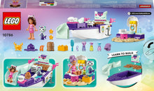 Carica l'immagine nel visualizzatore di Gallery, LEGO GABBY'S DOLLHOUSE La nave del benessere di Gabby e Siregatta 10786