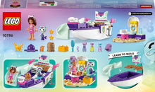 Carica l'immagine nel visualizzatore di Gallery, LEGO GABBY'S DOLLHOUSE La nave del benessere di Gabby e Siregatta 10786