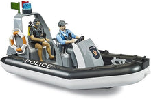 Carica l'immagine nel visualizzatore di Gallery, BRUDER Gommone polizia con sommozzatore e accessori 62733