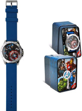 Carica l'immagine nel visualizzatore di Gallery, OROLOGIO DA POLSO ANALOGICO Marvel con Scatola Box Metallo - Kids MV15785