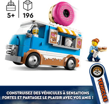 Carica l'immagine nel visualizzatore di Gallery, LEGO CITY Furgone delle ciambelle 60452
