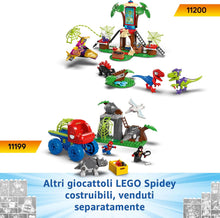 Carica l'immagine nel visualizzatore di Gallery, LEGO MARVEL Inseguimento sui dino-veicoli di Spin ed Electro 11198