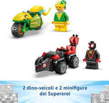 Carica l'immagine nel visualizzatore di Gallery, LEGO MARVEL Inseguimento sui dino-veicoli di Spin ed Electro 11198