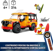 Carica l'immagine nel visualizzatore di Gallery, LEGO CITY Fuoristrada di soccorso del bagnino 60453